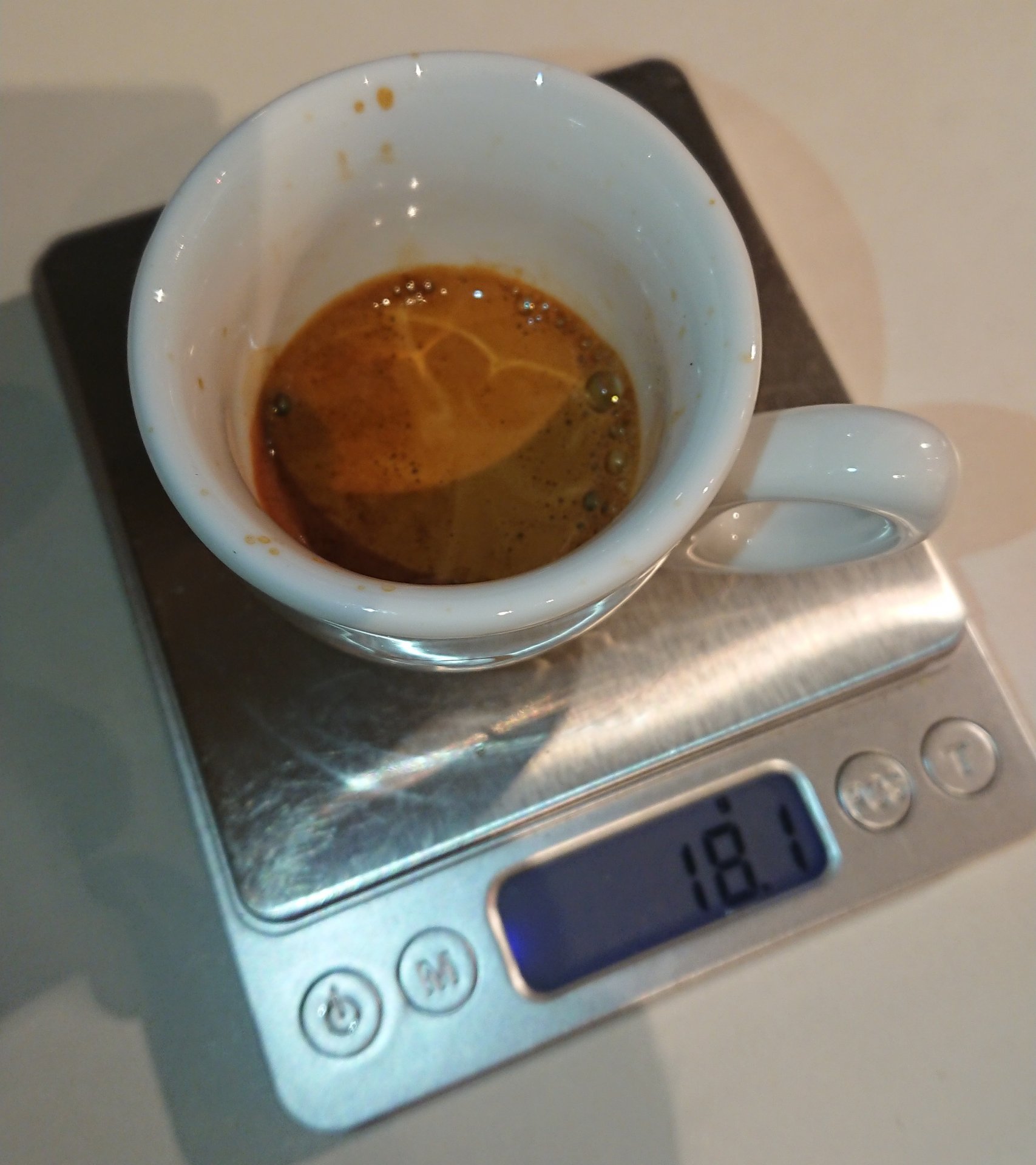 Verständnisfrage zum idealen Espresso...Verhältnis und Menge - was denn